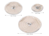 SWETRACE drill polishing pad Polishing Cloth Beige For Metal Surface Cleaning 3pcs V1189-LWWAL-20260327-03447