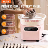 Pottery Wheel, 11 inch Pottery Forming Machine, 450W Electric Wheel for Pottery with Foot Pedal and V952-ZQLPJXS11YC4ZE2EMV3