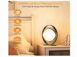 Light Therapy Lamp,10000 Lux UV-Free Therapy Light with 3 Color Temperatures, 5 Adjustable V1370-AZ4-07648