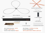 Chimney Sweep Kit, 10m Maximum Extendable Length Chimney, Chimney Cleaner Sweeper with Dual V952-SSTYCQSTJ33YU9QRM001V0