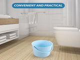 Portable Sky- Fish Bucket with Handle, Plastic Travel Bucket for Outdoor Fishing and Camping V1366-AZ2-W-28602