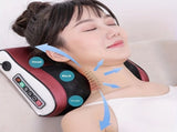 Red Electric Massager, Acupressure Neck Massager for Shoulder, Back, Neck, and Feet, Deep Tissue V1232-AMQ0001