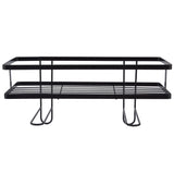 Bathroom Over The Toilet Storage Shelf Space Saver Punch Free Bathroom Storage OrganizerBlack V1294-YM0523-3112220015011