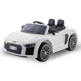 Kahuna R8 Spyder Audi Licensed Kids Electric Ride On Car Remote Control White CAR-SPD-WH