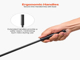 Fireplace Tool Set, 5 PCS Fire Tool Set and Holder with Square-Frame Stand, Tongs, Ash Shovel, V952-BLGJTJ5JTFKGGFSK1001V0