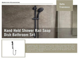Hand Held Shower Rail Soap Dish Bathroom Set V63-847841