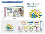 Kids 3D Soft Magnetic Building Tiles Toy Set, Creative DIY Puzzle Blocks for Ages 3 - Develops Fine V1341-ZY-SW7JEE7Y-100PCS