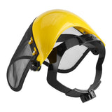 Safety Helmet Hat with Full Face Mesh Visor for Logging Brushcutter Forestry Protection V1294-YM0901-JYA02352