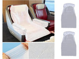 8Pcs Disposable Airplane Seat Covers White Non-Woven Safety Protection Portable Seat Cover with Eco V1192-AZ-W-17366