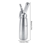 Stainless Steel Whipped Cream Dispenser Bundle With Three Nozzles 1000ml V1294-YM0727-JY11228-01