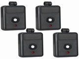 4Pack 1 Channel Keychain Door Remote for Linear DNT00026, -3 310 Mhz 12V Power Miniature V1192-AZ-W-20857
