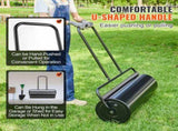 Lawn Roller, 17 Gallon 36 Inch Sand/Water Filled Yard Roller, Steel Sod Roller with Easy-turn Plug V952-TSCPGL17JL36QEQZ0V0