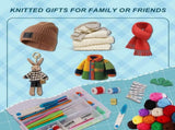 73 PCS Crochet Kit for Beginners - Complete 27 Crochet Starter Kit with Ergonomic Hooks,Yarn V1369-AZ3-W-22444