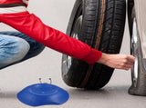 Blue PP Wheel Chock Wedge for Car Rv and Trailer Secure Parking Anti Slip V1369-AZ3-W-13179
