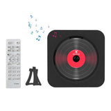 Wall-Mount Bluetooth CD Player LCD Display Music Player Home Audio Boombox White V1263-JX-6959