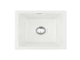 Cefito Kitchen Sink 38x38cm Granite Stone Sink Single Bowl White SINK-STONE-A-3838-WH