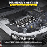 Replacement for 6.0L Cylinder Head 18MM Power Stroke Bare F-Series Cylinder Head 1843080C3 V952-1XFTQG3C3Z6049DA1V0