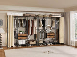 XXL Heavy Duty Wardrobe Closet w/ Shelf, Drawer & Rack V178-66999