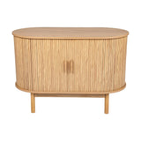 Natural Wood Ribbed Sideboard Cabinet V264-TAB-725C-NTR-NA-1