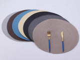 JWDX Placemats, 4 Pieces of Hand-Woven Placemats Insulation Mats Dining Table Anti-Slip Mats V1189-LWWAL-20260325-03071