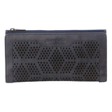 Pierre Cardin Perforated Leather Ladies Handy Travel Wallet - Teal V563-PC-3351-TEAL