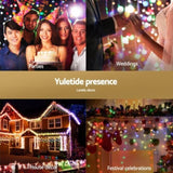 32M Christmas Lights Icicle Light 960 LED Multi-coloured Jingle Jollys XM-LED-960-IC-MC-40M-SLA