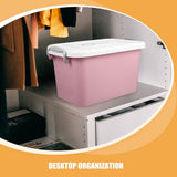 Nordic Elegant PP Pink Craft Organizer, Large Storage, Sturdy Design V1192-AZ-W-30709