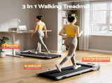 Everfit 3 in 1 Walking Pad Treadmill 12% Incline Under Desk Treadmills for Home Gym With 38cm Wide TMILL-380-2INC-SI