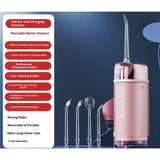 Mini Water Flosser for Travel, Ultra-Portable Cordless Oral Irrigator, IPX7 Waterproof 4 Modes, V1192-AZ-W-2498