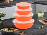 Set of 7 Small Durable 2oz Freezer Containers with Screw Lids - Multicolor, Stackable, Dishwasher V1189-LWWAL-20260401-06281