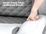 Seamanship Reclining Captain Boat Seat 90&deg-155&deg Recline, 19cm Thick Cushion BS-B-ARMREST-GR