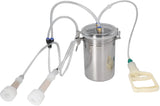 2L Goat Milking Machine, Large Capacity Manual Milking Machine Effort Saving Goat Milker Adjustable V1188-WTJ-QDH-01279