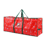 Christmas Tree Bag, 4 Ft Extra Large, Plastic Waterproof Snowflake Christmas Tree Bag Large V1192-AZ-W-33689