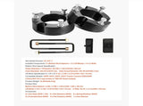 76.2 mm Front and 50.8 mm Rear Leveling Lift Kit for 2005-2021 2022 2023 Toyota Tacoma 2WD/4WD, V952-QHDPTSTJ2005RI6HW001V0