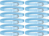 12 Pcs Baseball Belts Softball Belts Bulk for Adult and Youth Adjustable V1258-DP02-C-1372