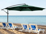 Replacement Outdoor Patio Umbrella Canopy Cover, Durable Polyester Fabric, 106x106 Inch Parasol V1366-AZ2-W-18953