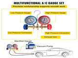 4CFM 1/4HP Rotary Vane Vacuum Pump R134AManifold Gauge Tester Charging Hose V952-4CFM1/4HPZKB1F001V3