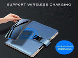Intelligent Fingerprint Unlocking Notebook Mobile Wireless Charging Notebook A5 Loose Business V1366-AZ2-W-24151