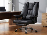 Levede Heavy Duty Office Chair Tall PU Leather High Back Computer Work Seat OF1072-BK-AU