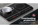 Devanti Portable Induction Cooktop 60cm Portable Cooker 15A Plug CT-IN-D-YL-DC05