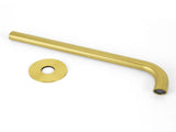 Bathroom 300mm Long Wall Mounted Extention Bath Tub Filler Spout Brushed Gold V1233-SP60530BG