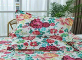 100% Cotton Lightly Quilted Coverlet Set Tongan Queen 230 x 250 cm V442-STT-COVERLET-TONGAN-MULTI-QS