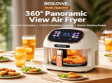 360&deg Panoramic Air Fryer for Effortless, Visible Healthy Cooking at Home V1107-CS-ZAILXA33