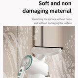 Silvery Electric Window Vacuum Cleaner - 20cm Squeegee, Rechargeable Handheld Glass Cleaner, V888-ELOSUNG56476