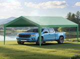 Carport Replacement Canopy, 6 x 3 m Potable Garage Tent Top Tarp, UV-Resistant & Waterproof Car V952-CKPB10X20FTMSHGRL001V0