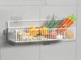 Kitchen Hanging Storage Rack Wall Mounted Storage Basket Punch Free Hanging Wall Organizer Baskets V1294-YM0710-3118230311712