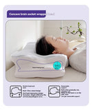 Butterfly 4D Memory Cotton Pillow Ice-Silk Fabric Cooling Pillow Cervical Spine - Gray - Size Large V1106-115-79531-GRY-LARGEHORNMODEL