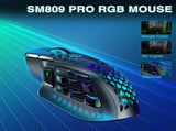 SOLAKAKA SM809 Pro Triple-Mode Wireless Gaming Mouse V1300-SM809
