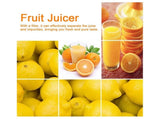 Stainless Steel Manual Citrus Juicer for Lemon, Orange, Fruit Squeezer, Kitchen Tool V1263-JX-2882