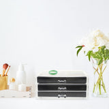 Black Acrylic Multi Layer Jewelry Storage Box for Home with Lint Material and Elegant Design V1366-AZ2-W-13857
